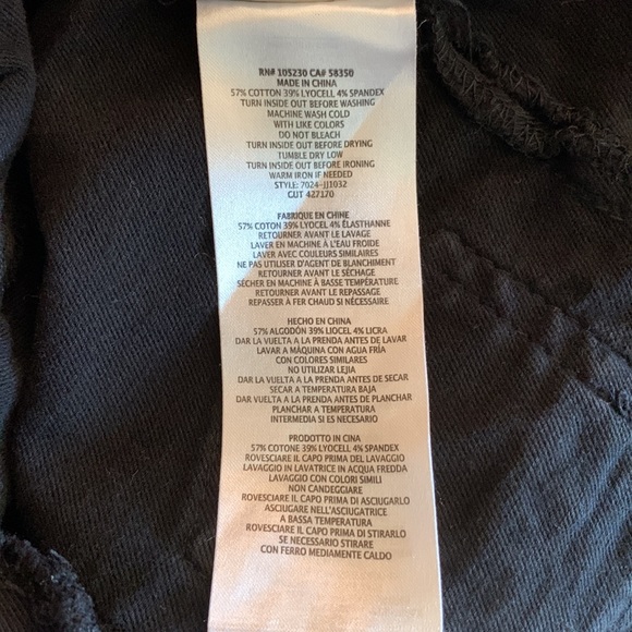 Joie Park Skinny Utility Pants / Jeans, Size 25 - Picture 9 of 9